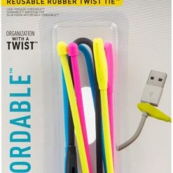 Nite Ize Cordable Gear Tie 6" - Package of 4