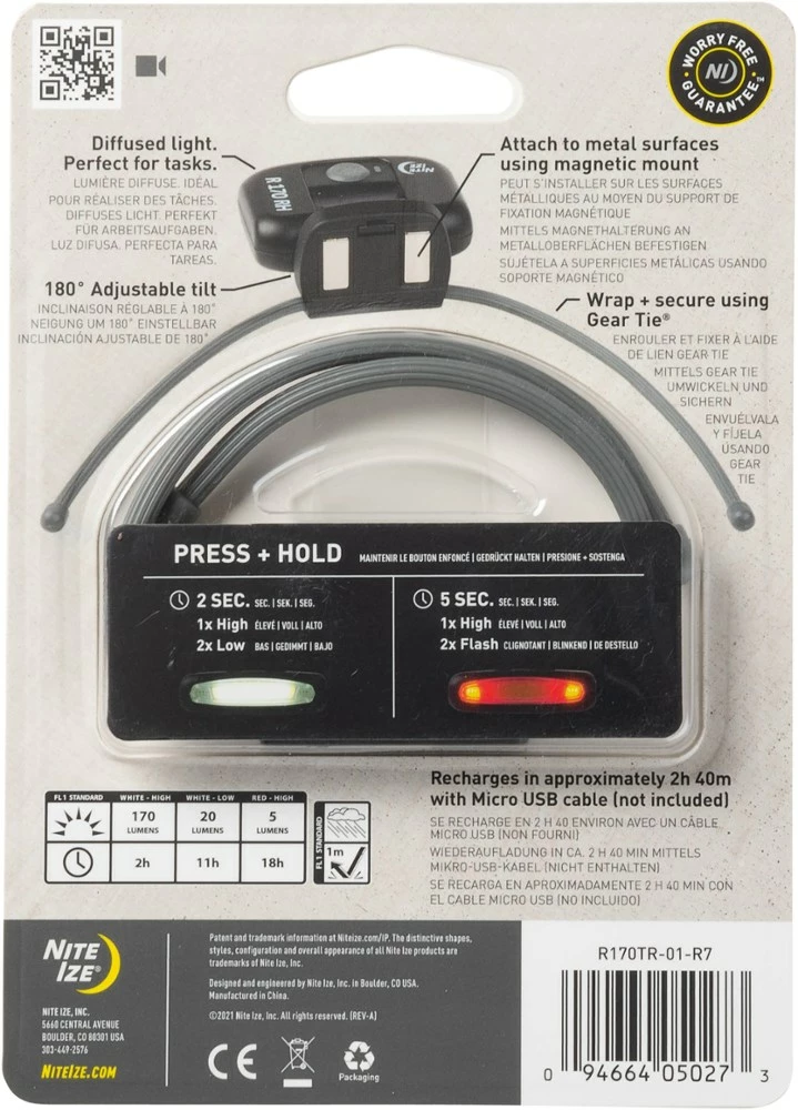 Nite Ize Radiant 170 Rechargeable Task Light 10 Nite Ize Radiant 170 Rechargeable Task Light - Image 8