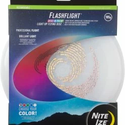 Nite Ize Flashflight Rechargeable Light-Up Flying Disc - Disc-O Tech