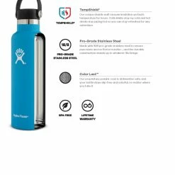 Hydro Flask Standard-Mouth Vacuum Water Bottle with Flex Cap - 24 fl. oz. -Hydro Flask Shop 77d0bbc6 ca57 44d3 9a25 6af51806e827