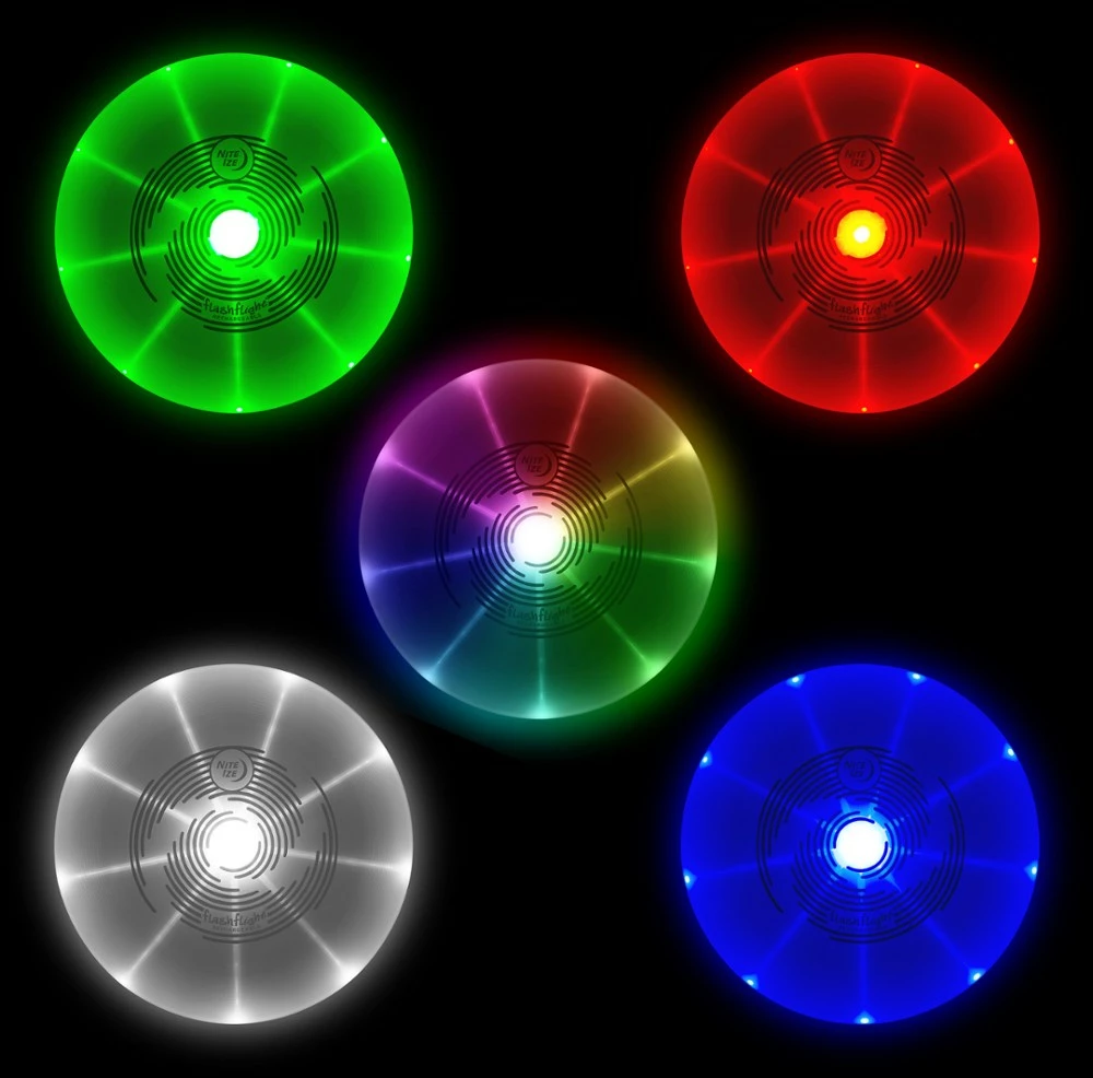 Nite Ize Flashflight Rechargeable Light-Up Flying Disc - Disc-O Tech 6 Nite Ize Flashflight Rechargeable Light-Up Flying Disc - Disc-O Tech - Image 4