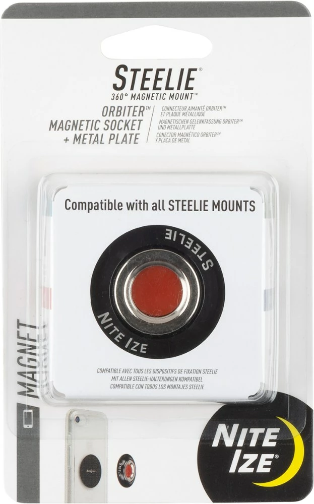 Nite Ize Steelie Orbiter Magnetic Socket and Metal Plate 3 Nite Ize Steelie Orbiter Magnetic Socket and Metal Plate