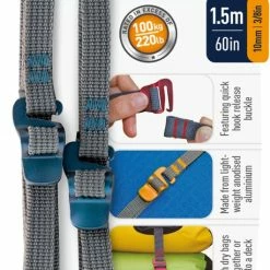 Sea to Summit Hook Release 3/8" Accessory Straps - Package of 2