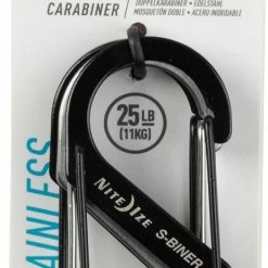 Nite Ize S-Biner #3 Stainless-Steel Dual Carabiners - Package of 3
