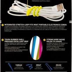 Nite Ize Cordable Gear Tie 6" - Package of 4 -Hydro Flask Shop bdea2a2a 43b3 4599 bee3 9e523a4296bf