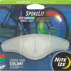 Nite Ize SpokeLit Disc-O Select Rechargeable Wheel Light