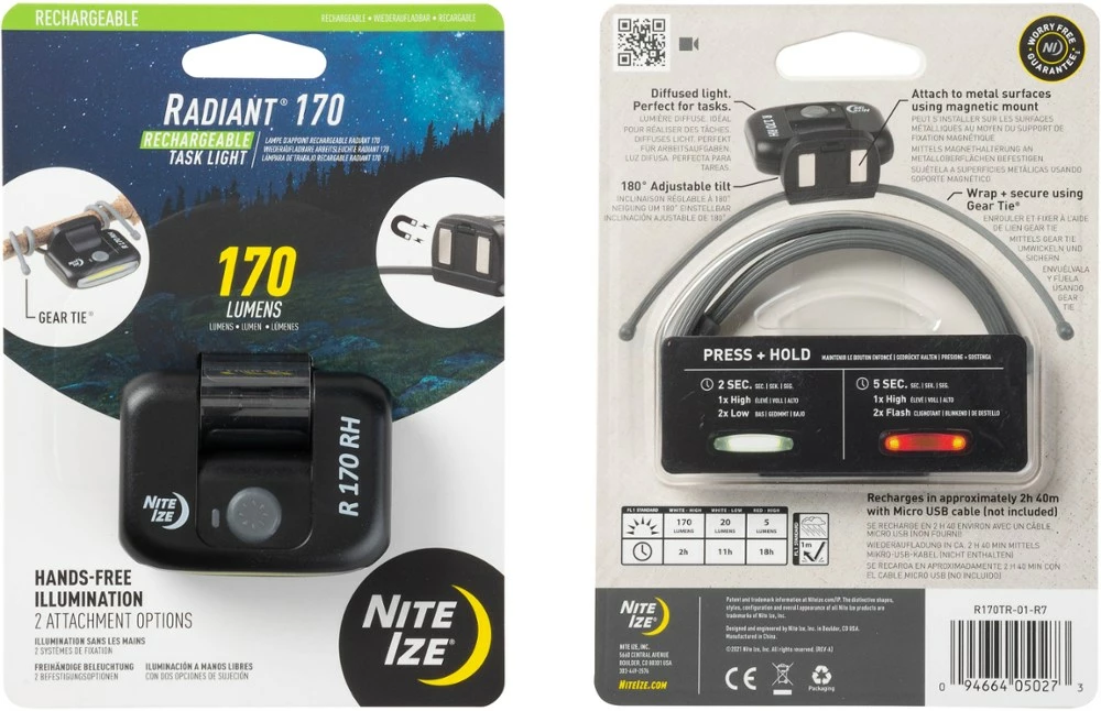 Nite Ize Radiant 170 Rechargeable Task Light 17 Nite Ize Radiant 170 Rechargeable Task Light - Image 15